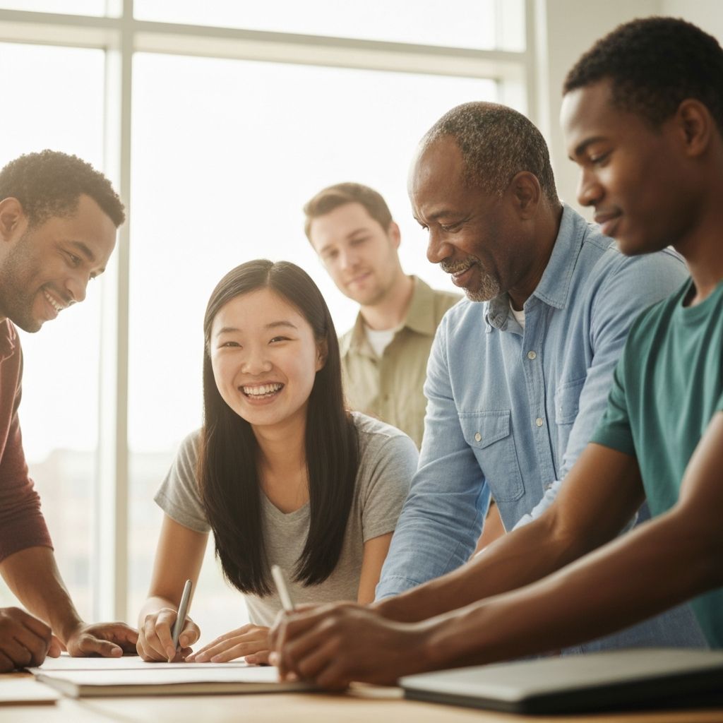 Community coming together for charitable work